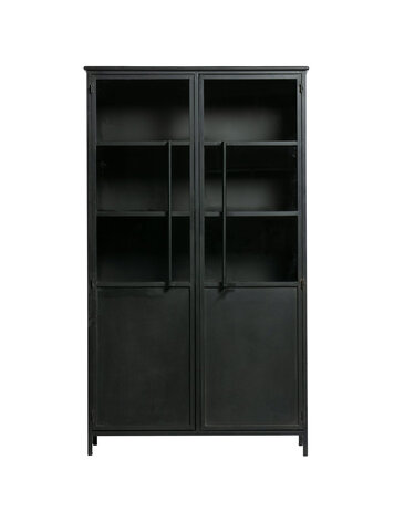 WOOOD BePureHome | Vitrinekast Exhibit metaal zwart
