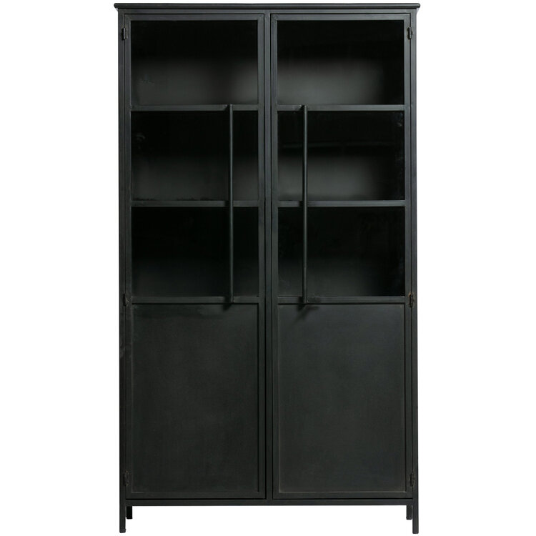 WOOOD BePureHome | Vitrinekast Exhibit metaal zwart