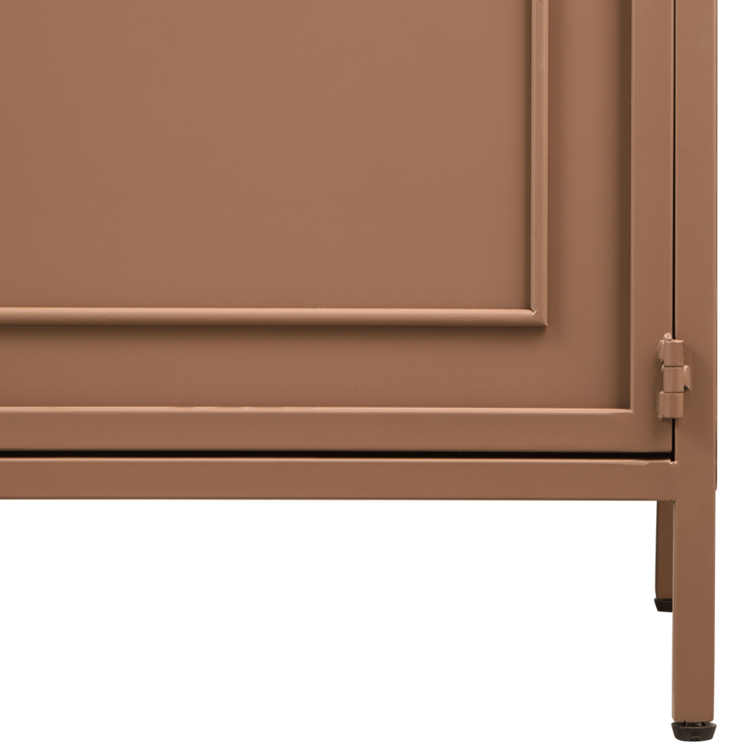 WOOOD. Woood | Vitrinekast Ronja metaal military brown