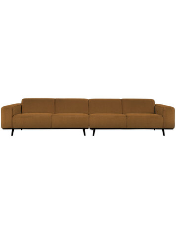 WOOOD BePureHome | XL 4-zits bank Statement bouclé butter 372cm