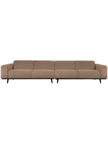 WOOOD BePureHome | XL 4-zits bank Statement bouclé nougat 372cm