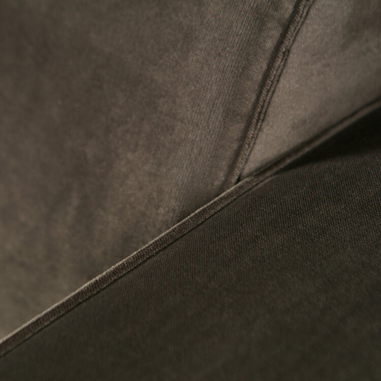 WOOOD BePureHome | XL 4-zits bank Statement fluweel warm groen 372cm