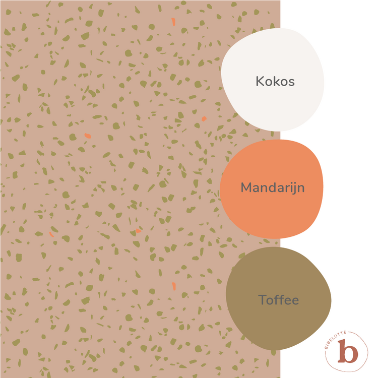 Bibelotte Bibelotte | Behang Terrazzo Macaron