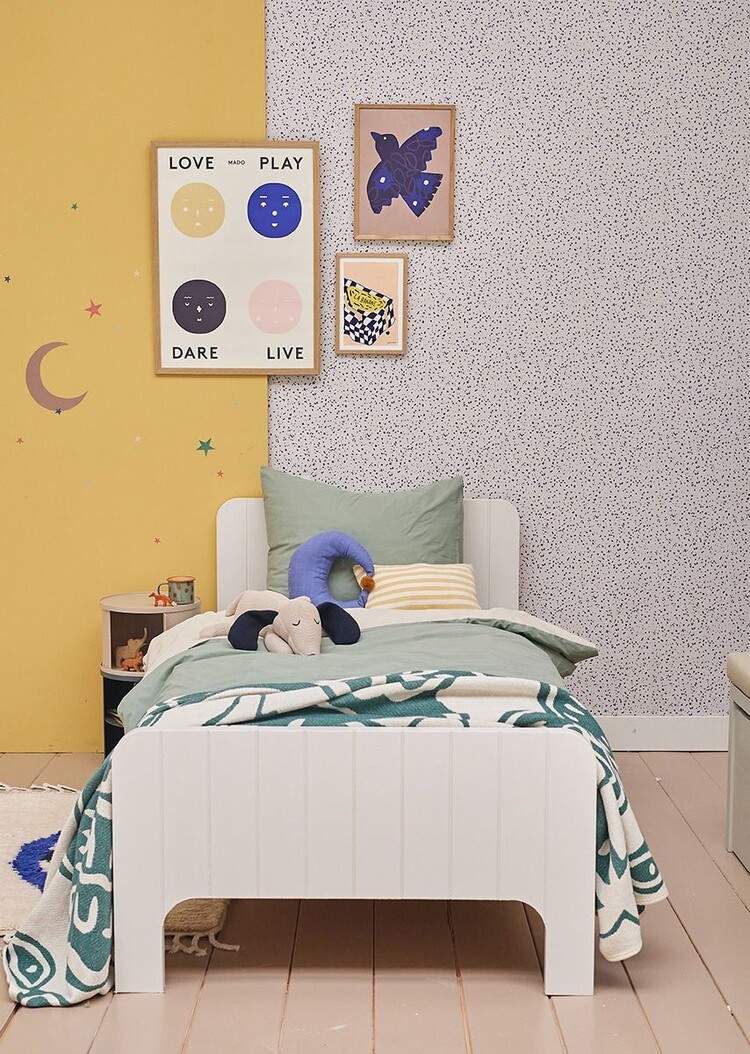 Bibelotte Bibelotte | Behang Terrazzo Kobalt