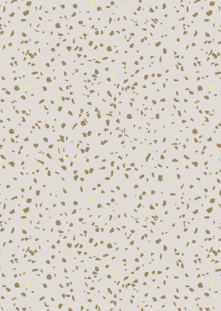 Bibelotte Bibelotte | Behang Terrazzo Olijf