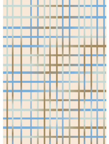 Bibelotte Bibelotte | Behang Grid blauw