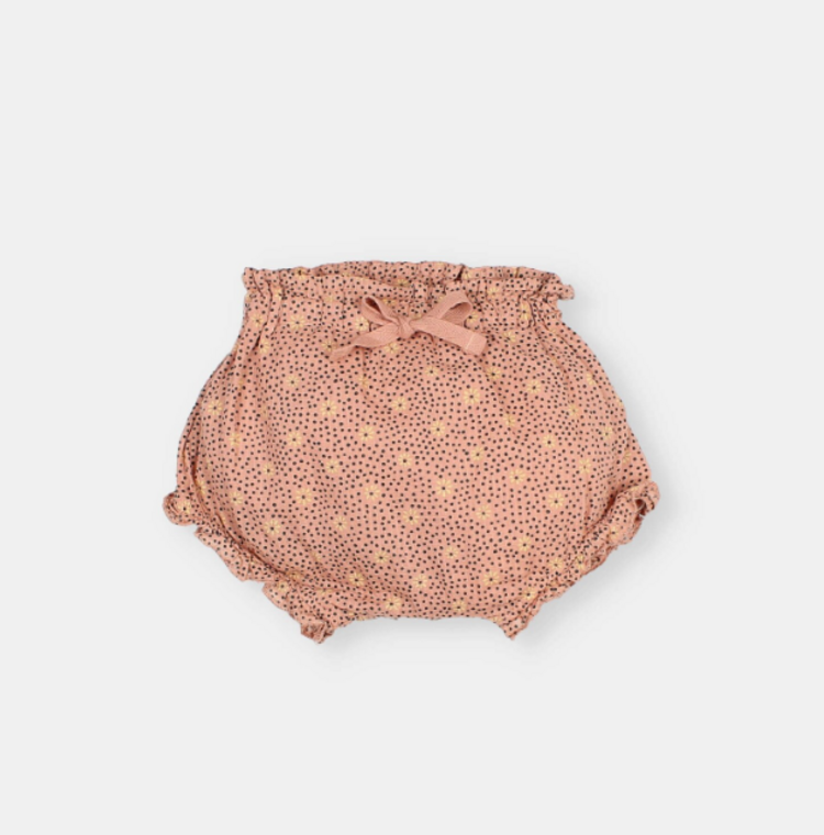 Búho Búho | Broekje flower dots rose clay