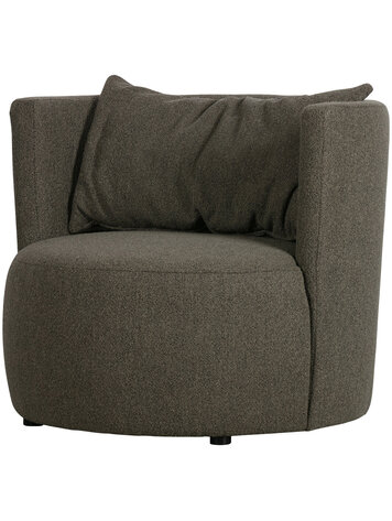 vtwonen vtwonen | Fauteuil Explore bouclé bruin