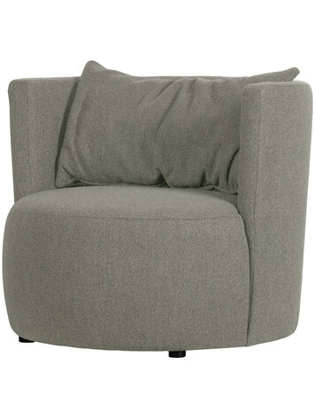 vtwonen vtwonen | Fauteuil Explore bouclé grijs