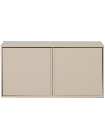 vtwonen vtwonen | Kast Daily double 50x100cm grenen dakargrau