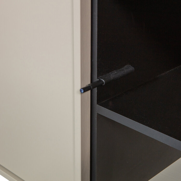 vtwonen vtwonen | Kast Daily double 50x100cm grenen dakargrau