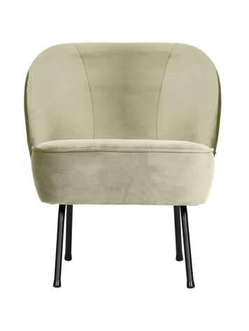 WOOOD BePureHome | Fauteuil Vogue fluweel pistache