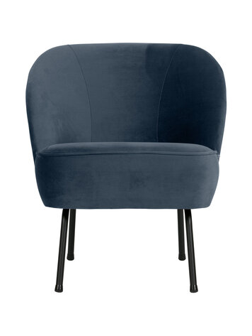 WOOOD BePureHome | Fauteuil Vogue fluweel teal