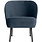 Be Pure Home BePureHome | Fauteuil Vogue fluweel teal