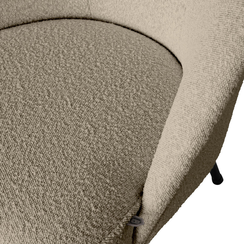 Be Pure Home BePureHome | Fauteuil Vogue bouclé beige