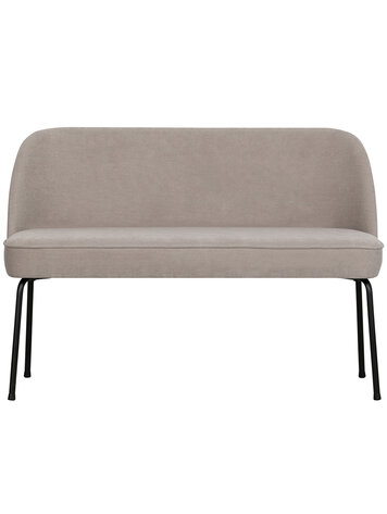 WOOOD BePureHome | Eetbank Vogue geweven stof zand