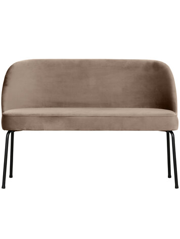 WOOOD BePureHome | Eetbank Vogue fluweel khaki