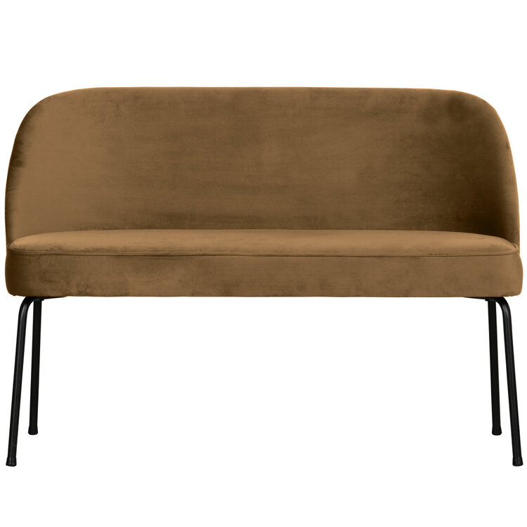 WOOOD BePureHome | Eetbank Vogue fluweel honing geel