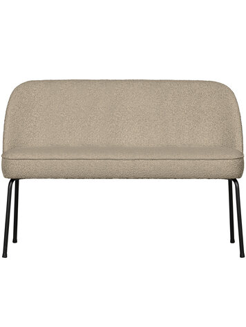 WOOOD BePureHome | Eetbank Vogue bouclé beige