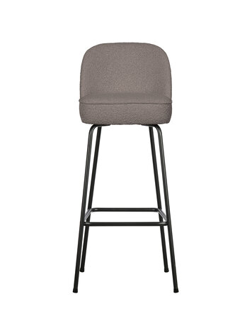 WOOOD BePureHome | Barstoel Vogue 80cm bouclé nougat