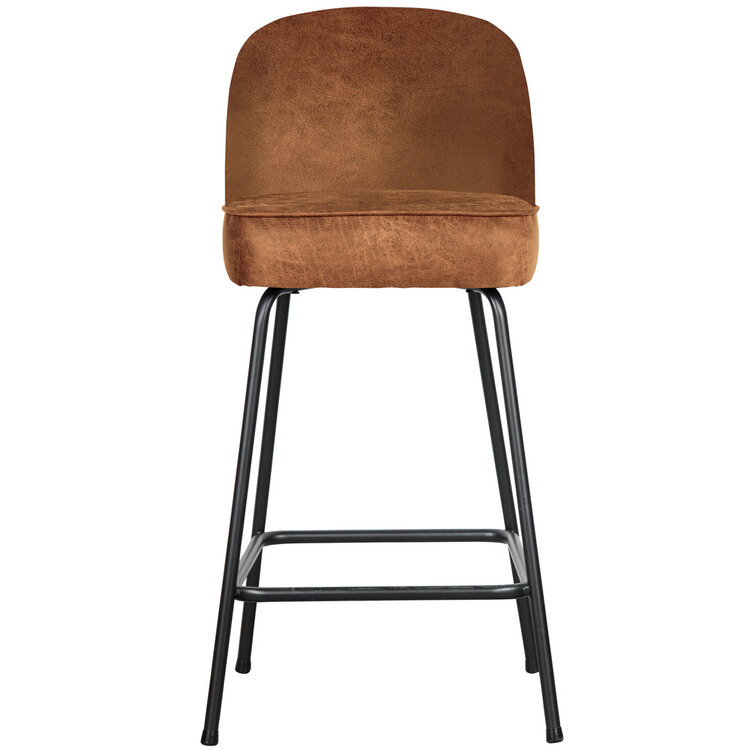 WOOOD BePureHome | Barstoel Vogue 65cm leer cognac