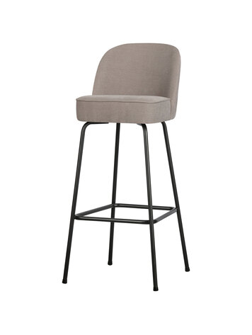 WOOOD BePureHome | Barstoel Vogue 80cm geweven stof zand