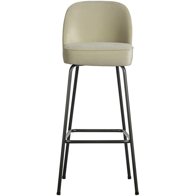 WOOOD BePureHome | Barstoel Vogue 80cm fluweel pistache