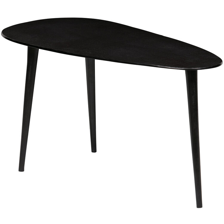 WOOOD BePureHome | Bijzettafels set van 2 Triangle metaal zwart nikkel