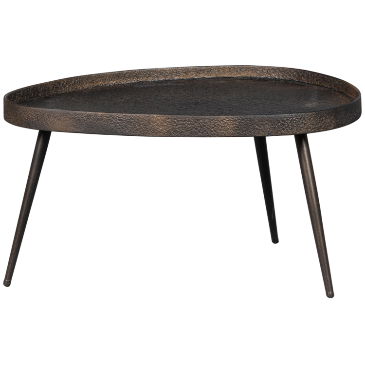 WOOOD BePureHome | Bijzettafels set van 2 Crude antique bronze