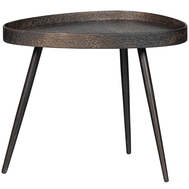 WOOOD BePureHome | Bijzettafels set van 2 Crude antique bronze