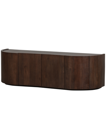 WOOOD BePureHome | Dressoir Sense 4-deurs mango walnoot