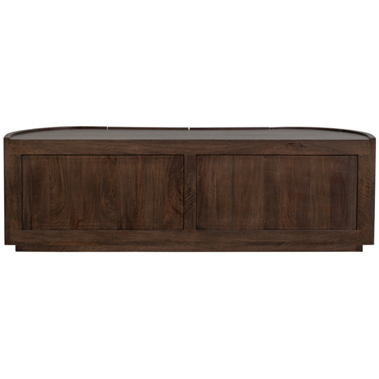 WOOOD BePureHome | Dressoir Sense 4-deurs mango walnoot