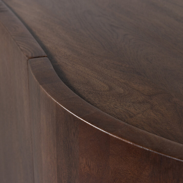 WOOOD BePureHome | Dressoir Sense 4-deurs mango walnoot