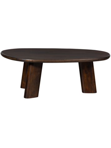 WOOOD BePureHome | Salontafel Roundly mango hout walnoot