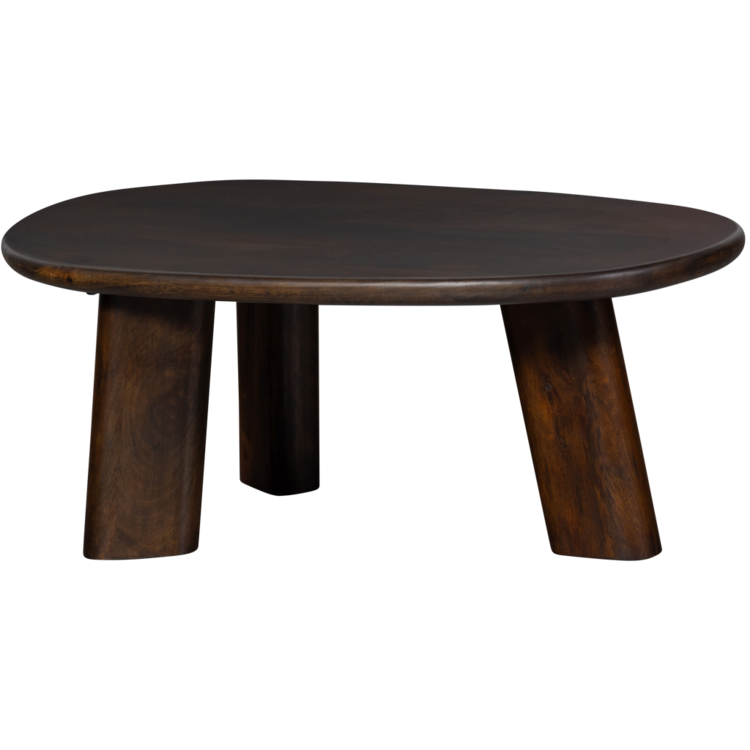 WOOOD BePureHome | Salontafel Roundly mango hout walnoot