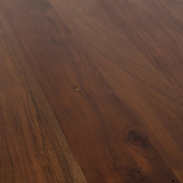 WOOOD BePureHome | Eettafel/bureau Roundly mangohout walnoot 200x100cm