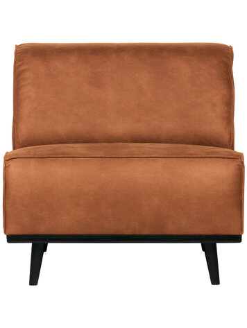WOOOD BePureHome | 1-zits element Statement lederlook cognac