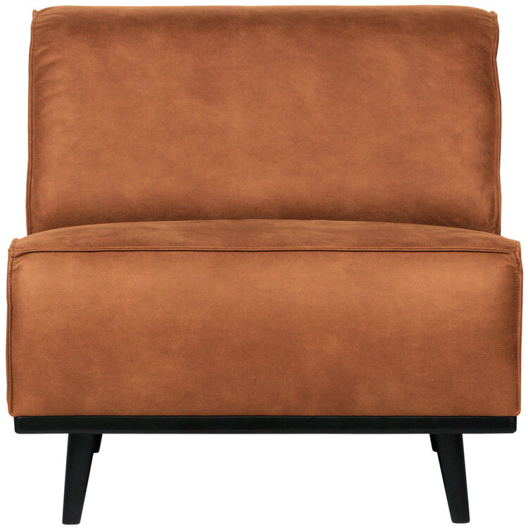 WOOOD BePureHome | 1-zits element Statement lederlook cognac