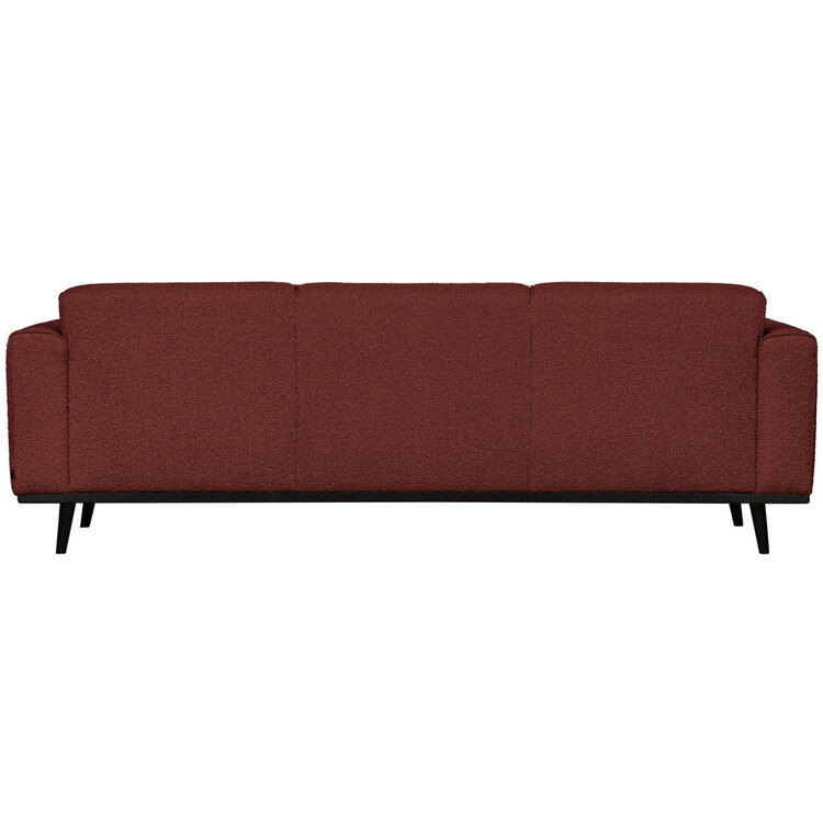 WOOOD BePureHome | 3-zits bank Statement 230cm bouclé chestnut