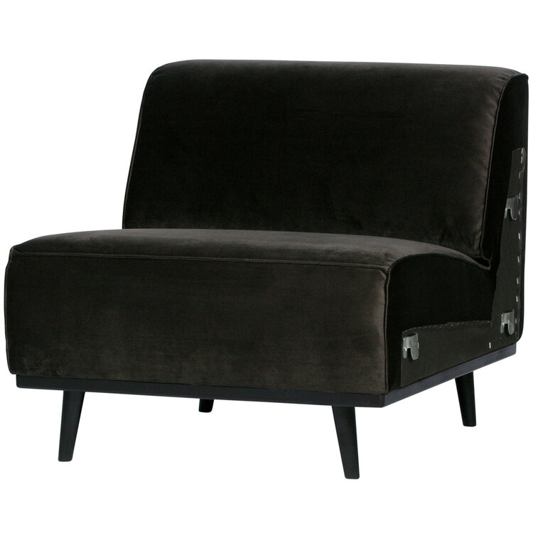 WOOOD BePureHome | 1-zits element Statement fluweel warm groen