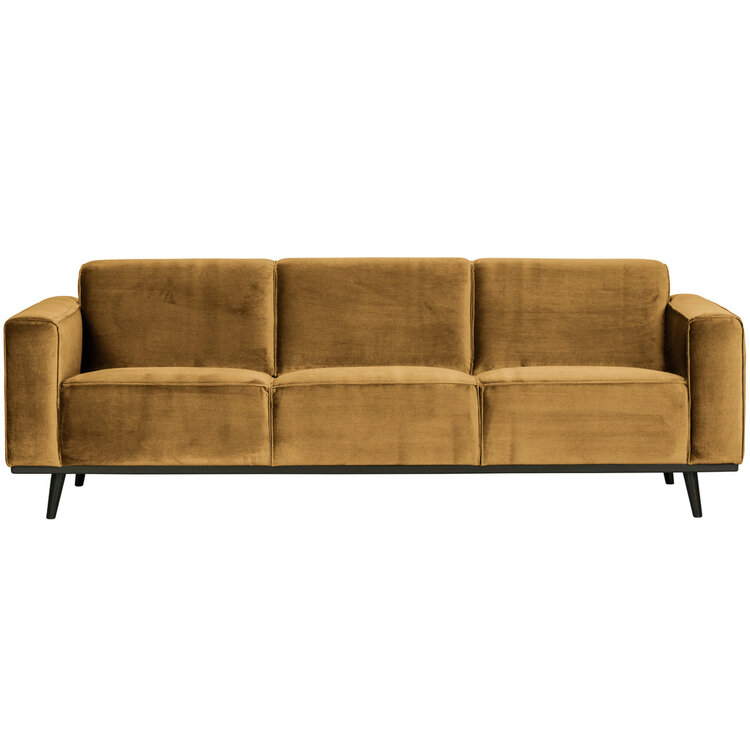 WOOOD BePureHome | 3-zits bank Statement fluweel honing 230cm