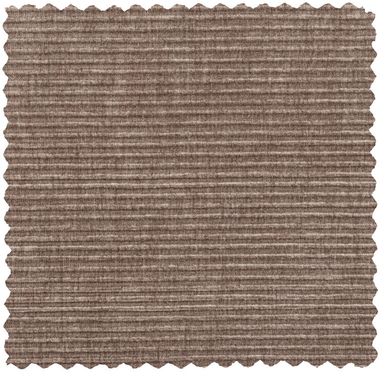 WOOOD BePureHome | Fauteuil Statement met arm platte brede rib clay