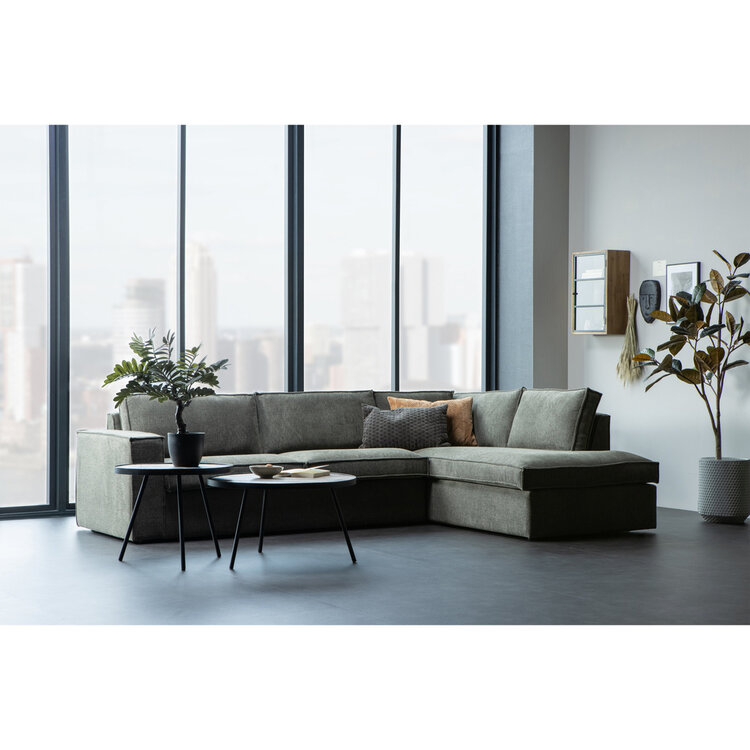 WOOOD. Woood | Hoekbank rechts Freddie warm groen