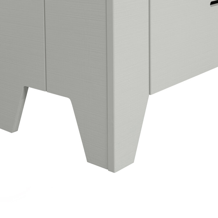 WOOOD. Woood | Boerenkast Gijs bezaagd grenen mist