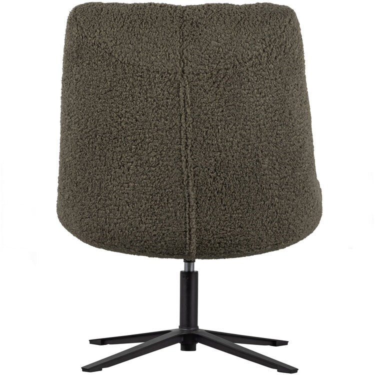 WOOOD. Woood | Job draaifauteuil teddy groen