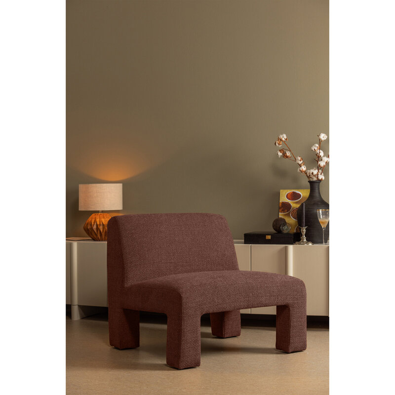 WOOOD1 Woood | Lavid fauteuil chestnut