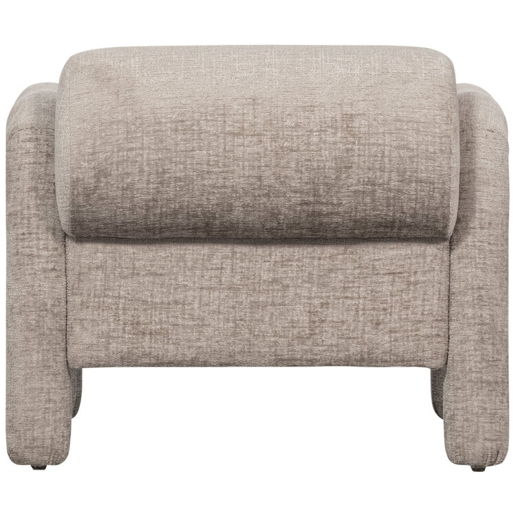WOOOD. Woood | Lenny fauteuil in grove textuur zand