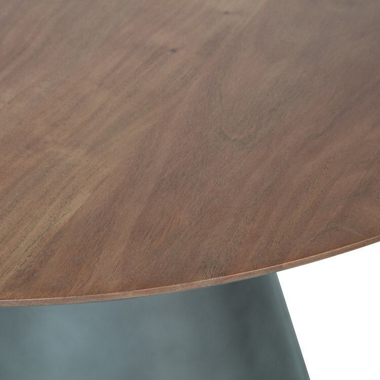 WOOOD. Woood | Eettafel Maggie metaal/mango hout zwart