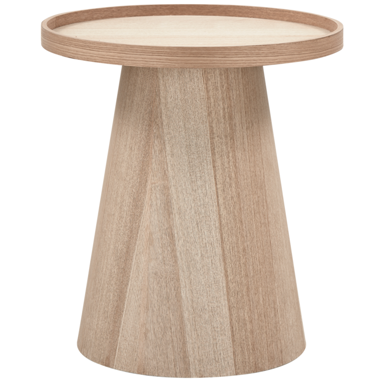WOOOD. Woood | Maud bijzettafel conisch hout naturel 50xØ45 cm