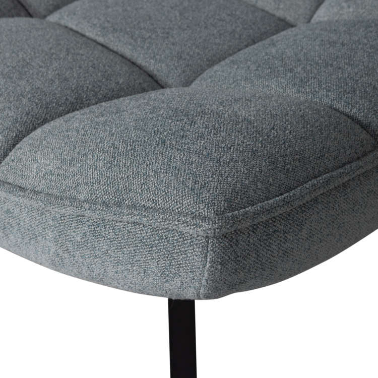 WOOOD. Woood | Draaifauteuil Maudi blue stone